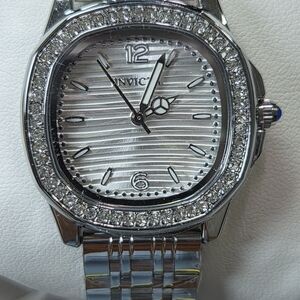 Invicta Silver Women's Watch with Crystal Accents